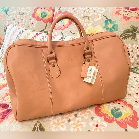 NWT I Medici Firenze Leather Duffel Bag - Picture 2 of 12